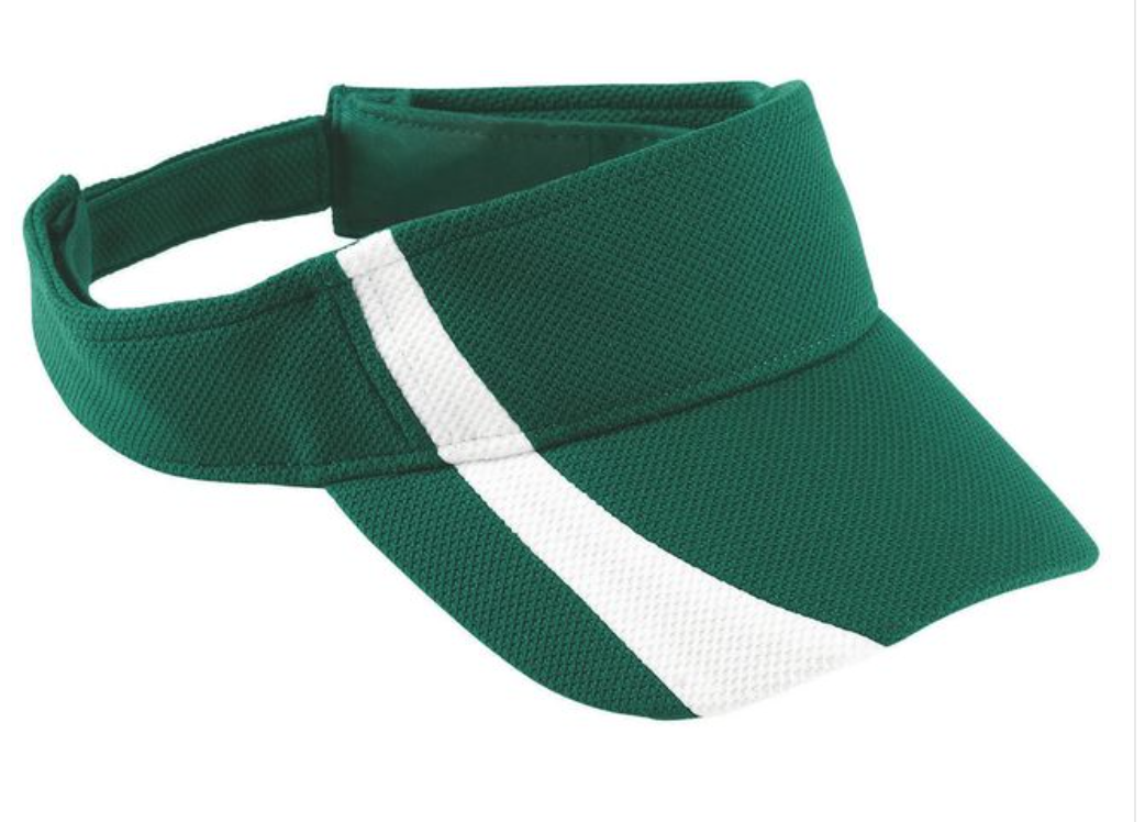 ADJUSTABLE WICKING MESH TWO-COLOR VISOR Adult/Youth